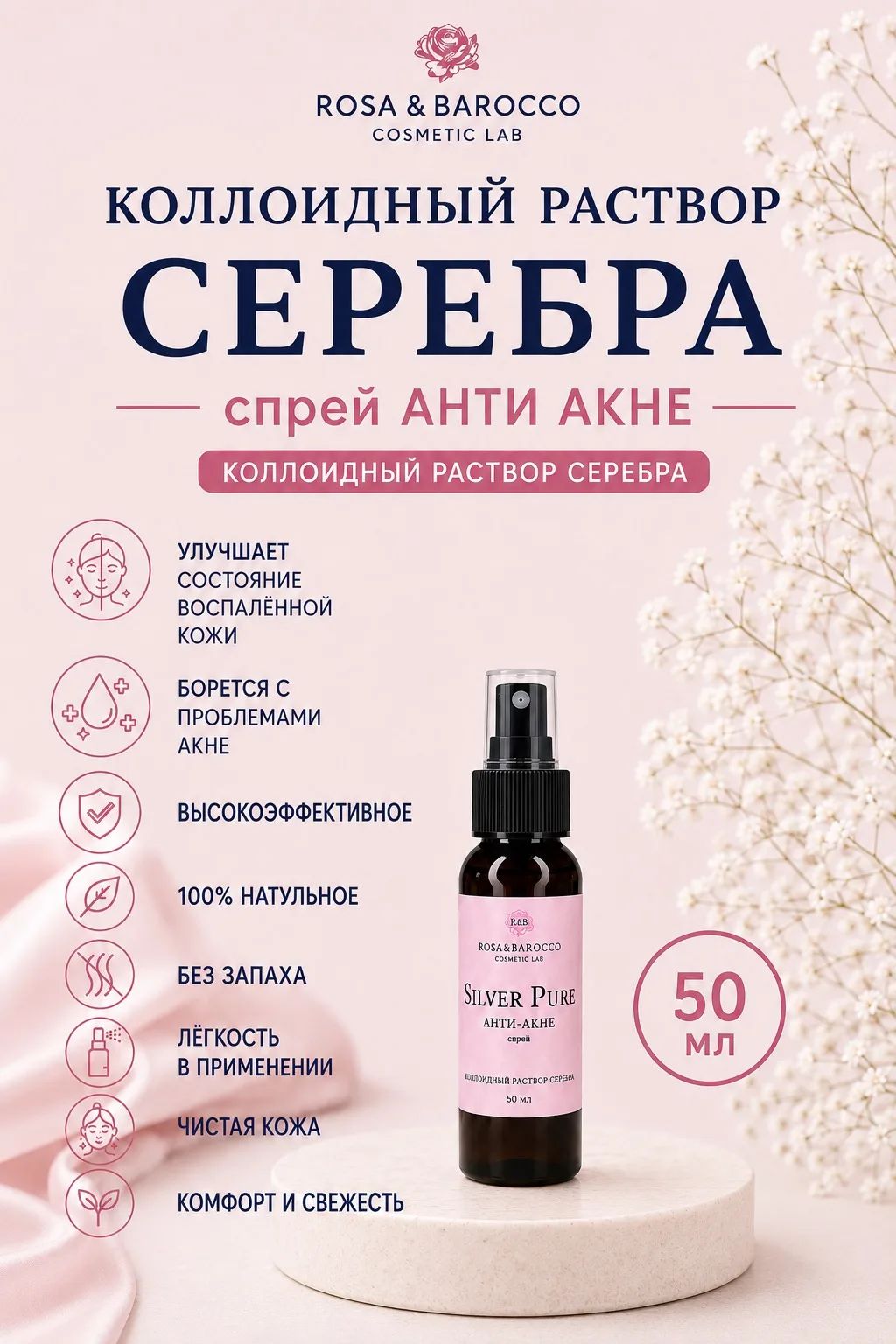 SILVER ANTI-ACNE 50 мл, фото 2